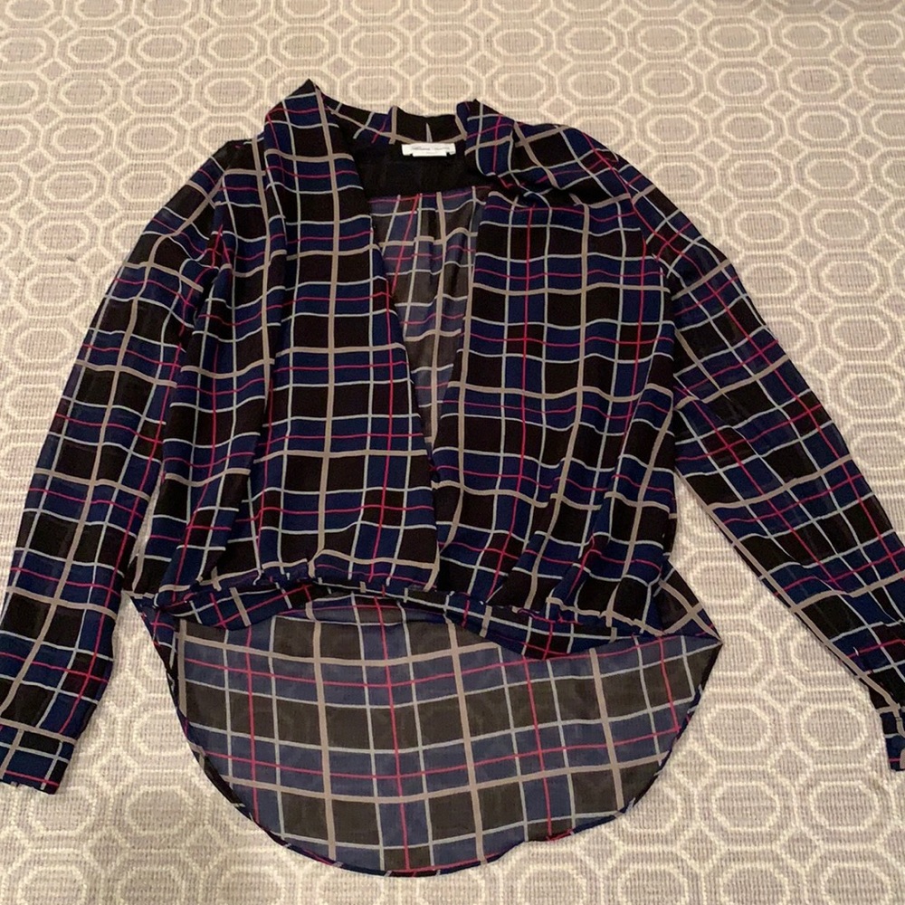 Lovers & Friends Plaid Blouse